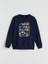 Yeni Sezon Bisiklet Yaka Erkek Çocuk Sweatshirt 1