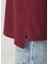 Bordo Polo Yaka Logo Nakışlı T-Shirt 6