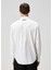 Beyaz Logo Nakışlı Gömlek 4