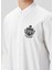 Beyaz Logo Nakışlı Gömlek 5