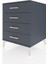 Kronos Komodin 4 Çekmeceli 60X59X80 Antrasit-Antrasit 3