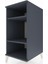 Kronos Komodin 2 Raflı 44X59X96 Antrasit-Antrasit 5