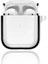 CPT16 Airpods 4 (4.nesil) Shiny Şeffaf Kılıf - Siyah 2