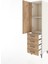 Hyperion Dolap 2 Raflı 4 Çekmeceli Tek Kapaklı 44X44X182 Aytaşı-Çam 4