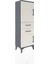 Arges Dolap 2 Raflı 2 Çekmeceli 2 Kapaklı 44X30X134 Antrasit-Aytaşı 2