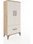 Hyperion Dolap 2 Raflı Tek Çekmeceli 2 Kapaklı 60X44X134 Çam-Aytaşı 2