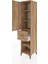 Hyperion Dolap 4 Raflı Tek Çekmeceli Tek Kapaklı 44X44X195 Çam-Çam 4
