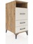 Kronos Komodin Tek Raflı 3 Çekmeceli 44X59X96 Çam-Aytaşı 2