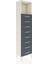 Arges Dolap Tek Raflı 8 Çekmeceli 44X30X182 Aytaşı-Antrasit 2