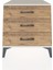 Kronos Komodin 3 Çekmeceli 60X59X64 Aytaşı-Çam 1