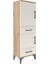 Arges Dolap 3 Raflı 2 Çekmeceli 2 Kapaklı 44X30X134 Çam-Aytaşı 2