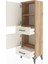 Arges Dolap 3 Raflı 2 Çekmeceli 2 Kapaklı 44X30X134 Çam-Aytaşı 4