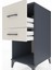 Kronos Komodin 2 Çekmeceli 44X59X96 Antrasit-Aytaşı 5