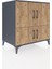 Kronos Şifonyer 3 Raflı 4 Kapaklı 88X59X96 Antrasit-Çam 2