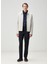 Comfort Fit Lacivert Gabardin Doku Gömlek 2