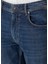 Mavi Yıkamalı Slim Fit Jean Pantolon 4
