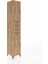 Hyperion Dolap 4 Raflı 4 Çekmeceli 2 Kapaklı 44X44X243 Çam-Çam 2