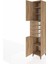 Hyperion Dolap 4 Raflı 4 Çekmeceli 2 Kapaklı 44X44X243 Çam-Çam 4