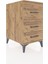 Kronos Komodin 3 Çekmeceli 44X59X80 Çam-Çam 2
