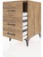 Kronos Komodin 3 Çekmeceli 44X59X80 Çam-Çam 4