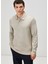 Bej Polo Yaka Sweatshirt 2