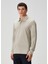 Bej Polo Yaka Sweatshirt 4