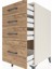 Kronos Komodin 4 Çekmeceli 44X59X96 Aytaşı-Çam 5