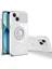 Ally iPhone 13 Mini 5.4inç Kılıf Sürgülü Kamera Lens Korumalı Yüzük Standlı Silikon KILIF-(1903) 3