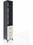 Hyperion Dolap 4 Raflı 4 Çekmeceli 44X44X243 Antrasit-Aytaşı 2