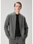 Antrasit Ottoman Dokulu Bomber Sweatshirt 1