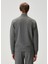 Antrasit Ottoman Dokulu Bomber Sweatshirt 6