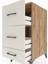 Kronos Komodin 3 Çekmeceli 44X59X96 Çam-Aytaşı 5