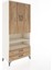 Hyperion Dolap 3 Raflı 2 Çekmeceli Tek Askılı 88X44X195 Aytaşı-Çam 2