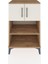 Hyperion Komodin 2 Raflı 2 Kapaklı 60X44X96 Çam-Aytaşı 1