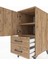 Kronos Komodin 2 Raflı 2 Çekmeceli Tek Kapaklı 44X59X96 Çam-Çam 5