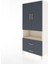 Hyperion Dolap 4 Raflı 2 Çekmeceli 2 Kapaklı 88X44X195 Aytaşı-Antrasit 3