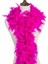 Fuşya Renk Kabarık Tüylü Otriş Boa Gerçek Tüy Dekorasyon 180 cm 3