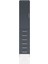 Hyperion Dolap 2 Raflı 6 Çekmeceli Tek Askılı 44X44X221 Antrasit-Antrasit 1
