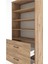 Hyperion Dolap 4 Raflı 2 Çekmeceli 88X44X195 Çam-Çam 5