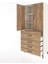 Hyperion Dolap 3 Raflı 4 Çekmeceli 2 Kapaklı 88X44X195 Aytaşı-Çam 4