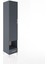 Hyperion Dolap 6 Raflı Tek Çekmeceli Tek Kapaklı 44X44X221 Antrasit-Antrasit 2