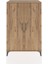 Hyperion Dolap Tek Raflı 2 Kapaklı Tek Askılı 88X44X134 Çam-Çam 1
