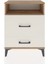 Arges Komodin Tek Raflı 2 Çekmeceli 60X30X80 Çam-Aytaşı 1