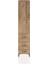 Hyperion Dolap 3 Raflı 3 Çekmeceli Tek Kapaklı 44X44X221 Çam-Çam 1