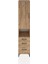 Hyperion Dolap 3 Raflı 3 Çekmeceli Tek Askılı 44X44X221 Çam-Çam 1