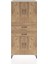 Hyperion Dolap 4 Raflı 2 Çekmeceli 4 Kapaklı 88X44X195 Aytaşı-Çam 1