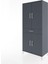 Hyperion Dolap 4 Raflı Tek Çekmeceli 4 Kapaklı 88X44X195 Antrasit-Antrasit 3