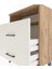 Arges Komodin Tek Raflı 2 Çekmeceli 60X30X80 Çam-Aytaşı 5