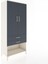 Hyperion Dolap 4 Raflı 2 Çekmeceli 2 Kapaklı 88X44X195 Aytaşı-Antrasit 2