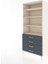 Hyperion Dolap 4 Raflı 4 Çekmeceli 88X44X195 Aytaşı-Antrasit 3